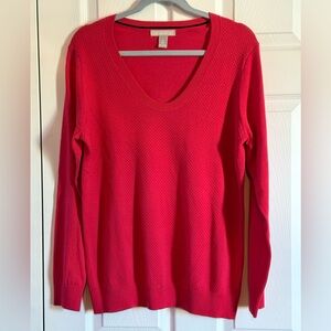 Banana Republic Red V Neck